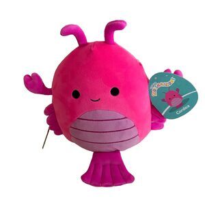Squishmallow Cordea the Lobster Plush Stuffed Animal Bright Pink 8" NWT